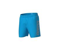 Arena Fundamentals Logo Boxer R Pantaloncino da Spiaggia, Turquoise-Parrot, L Men's