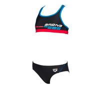 arena - Bikini Sportivo Suomi, da Bambina, Bambina, Sport Bikini Suomi, Black/Pixblue, 140