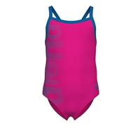 ARENA Girls' Logo Infant Toddler And Kids Athletic One Piece Sleeveless Swimsuit Costume Intero, Freak Rose/Blue China, 4 Anni Bambine e Ragazze