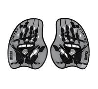 Arena Blinds Palette da nuoto Vortex Evolution – cinturini regolabili, senza PVC – Argento/Nero