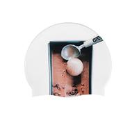 arena HD - Cuffia da nuoto unisex in silicone per adulti, allenamento e corsa, 100% silicone, senza pieghe, gelato