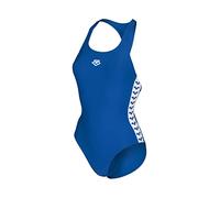 arena Icons Racer Back Costume Intero Donna, Costume da Bagno ad Asciugatura Rapida, Costume da Bagno Sportivo in Tessuto MaxFit Eco Resistente al Cloro e al Sale con Protezione UV UPF 50+