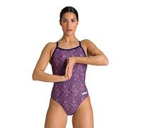 ARENA Kikko Light Drop Back Costume Donna Sportivo, Navy-Multi Red/Multicolore, 40