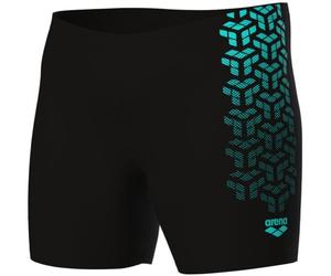 Arena Kikko V Swim Mid Jammer Costume Nero/Acqua XL UK38