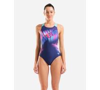 Arena Lit Logo W - Costume Piscina - Donna - Blu 48