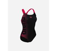 Arena Logo-s W - Costume Piscina - Donna - Nero 44