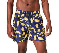 ARENA M Fundamentals Allover Boxer da Uomo, Navy Multi, XL