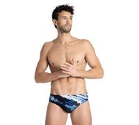 Arena M Infinite Stripe Brief Brief, Uomo, black-neon blue multi, 46
