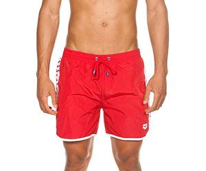 ARENA M Team Stripe Boxer Pantaloncino da Mare Uomo (Pacco da 1)