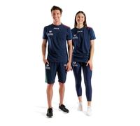 ARENA Maglia Fin Italia Nuoto T Shirt Team Stripe Training Nazionale Blu Taglia M