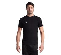 ARENA Maglietta da uomo, 100% cotone, aderente, a maniche corte, casual, atletica