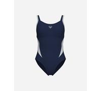 ARENA Shapewear Women's Makimurax R B-Cup Ladies Tummy Control Shaping Swimsuit Costume Intero, Blu Navy/Ghiaccio, 44 Donna