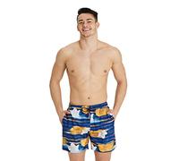 Arena Men's Beach Boxer Allover, Pantaloncino da Spiaggia Uomo, Navy Multi, XXL