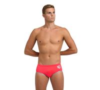 Arena Men's One 12cm Swim Briefs Big Log Fluo Red Silver Taglia: 85 | Pantaloncini da bagno Outlet | Uomo | Grigio