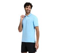 Arena Men's Poloshirt Solid Cotton Piquet Aqua-navy Taglia: L | Polo Outlet | Uomo | Ciano