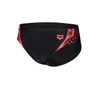 Arena Costume Slip Graphic Nero Rosso Uomo 50