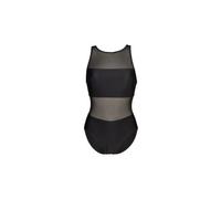 Arena mesh panels swimsuit vent black