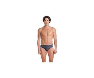 Arena new monogram swim brief verde uomo