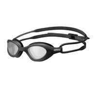 ARENA Occhialini da nuoto unisex 365 per nuotatori fitness, comodi, anti-appannamento, design a tenuta stagna, lenti non specchiate, per uomini e donne, trasparente/nero/nero