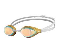 ARENA Cobra Core Swipe Mirror Occhialini Nuoto da Gara Unisex Adulto, Occhialini Piscina con Lenti a Specchio Curve, Anti-Appannamento, Protezione UV, 5 Ponti Nasali Intercambiabili
