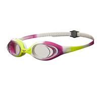 Occhialini Arena Spider Junior lime fucsia lenti trasparenti