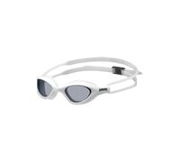ARENA Occhialini da nuoto unisex 365 per nuotatori fitness, comodi, anti-appannamento, design a tenuta stagna, lenti non specchiate, per uomini e donne, fumo/bianco/trasparente
