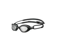 ARENA Occhialini da nuoto unisex 365 per nuotatori fitness, comodi, anti-appannamento, design a tenuta stagna, lenti non specchiate, per uomini e donne, trasparente/nero/nero