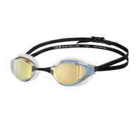 ARENA Occhialini da nuoto unisex Python Racing, per uomini e donne, anti-appannamento, nessuna perdita, massimo comfort, doppia cinghia, lenti a specchio/non a specchio