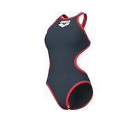 ARENA One Big Logo Costume da Bagno Intero da Donna, Costume da Bagno ad Asciugatura Rapida, Costume Sportivo in Tessuto MaxLife Eco con Massima Resistenza al Cloro e Protezione UV UPF 50+