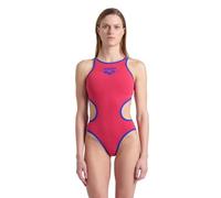 Arena One Big Logo Costume Intero Donna, Costume da Bagno ad Asciugatura Rapida, Costume da Bagno Sportivo in Tessuto Arena MaxLife Eco con Massima Resistenza al Cloro e Protezione UV UPF 50+