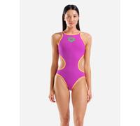 Arena One Big Logo W - Costume Piscina - Donna - Fucsia