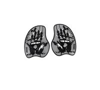 arena Hand Paddle Vortex Palette per Nuoto, Accessorio da Allenamento Piscina, Palette Piscina con Cinturini Regolabili, Senza PVC