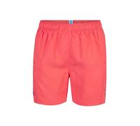 Arena Fundamentals Logo Boxer R Pantaloncino da Spiaggia, Calypso Coral-Dark Purple, M Men's