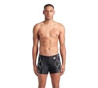 Arena Men's Graphic Swim Short Pantaloncino, Black-White, 50