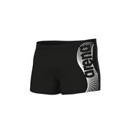 Arena Men's Wake Swim Short Trunks, Black-White, 18