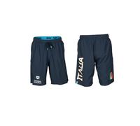 ARENA Pantaloni Corti Bermuda Italia Pantalone Shorts Unisex Training Nazionale Blu M - Medium