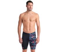 Arena performance funny prints swim jammer nero/multicolor xxs -