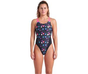Arena Performance Funny Prints Tech Back Costume Nero/Rosa Shock 3XS