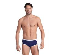 ARENA Performance Men's Icons Solid Low-Waist Shorts Costume a Slip, Bianco/Blu Navy, 42 Uomo