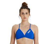 ARENA Performance Team Solid Top Bikini da Donna Sportivo per Piscina, Costume da Bagno ad Asciugatura Rapida, Tessuto Maxfit Eco Resistente al Cloro, Protezione UV, Tessuto Frontale Foderato