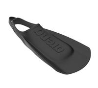 Arena Pinne unisex per adulti, comode e leggere, per allenamento di nuoto, per uomini e donne, in silicone, a lama corta, design con tacco aperto, colore nero, taglia 39-40