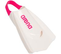 Arena Powerfin Pro II - Pinne unisex per adulti, unisex, in silicone, a lama corta, personalizzabili, colore: bianco/rosa shocking, taglia 43-44