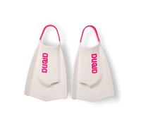 Arena Powerfin Pro II - Pinne unisex per adulti, unisex, in silicone, a lama corta, personalizzabili, colore: bianco/rosa shocking, taglia 43-44