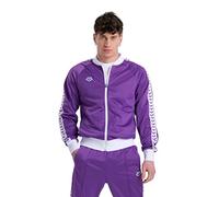 Arena Relax IV Team Jacket-Giacca Sportiva con Zip, Viola/Bianco/Viola, XX-Small Uomo