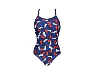 ARENA Shattered Glass Light Drop Back MaxLife One Piece Swimsuit Costume da Bagno Donna