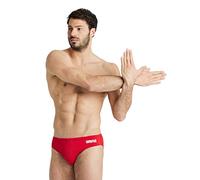 ARENA Men's Team Swim Briefs Solid, Slip Uomo, Red-white, 54
