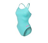 Arena Solid Challenge Team Costume Intero Donna, Costume Donna ad Asciugatura Rapida, Costume da Bagno Sportivo in Tessuto MaxLife Eco Resistente al Cloro, Protezione UV, Tessuto Frontale Foderato