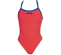 arena Solid Light Tech High Costume Intero Donna, Costume da Bagno Sportivo in Tessuto MaxLife con Massima Resistenza al Cloro e Protezione UV UPF 50+