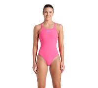 Arena Solid Swim PRO Team Costume Intero Donna, Costume Donna ad Asciugatura Rapida, Costume da Bagno Sportivo in Tessuto MaxLife Eco con Massima Resistenza al Cloro e Protezione UV UPF 50+