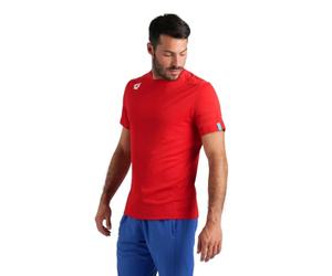 ARENA Solido T-Shirt, Colore: Rosso, XL Uomo